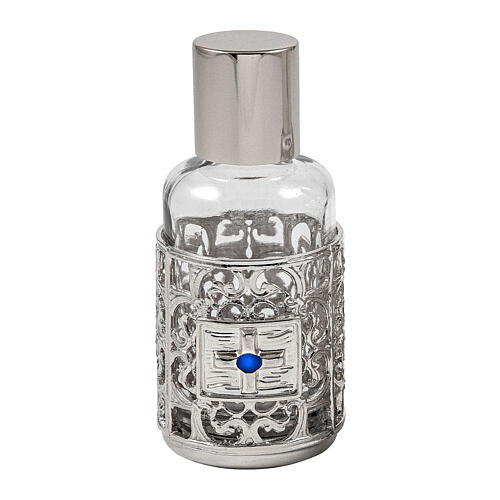 Bottles in glass with grapefruit decoration, silver tone 30 ml 3