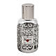 Bottles in glass with grapefruit decoration, silver tone 30 ml s2