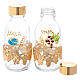 Bottles in glass with grapefruit decoration, golden 125 ml s2