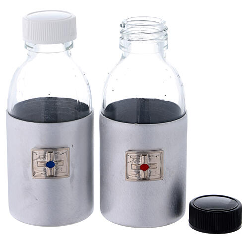 Flaschen aus Glas mit Aluminiumummantelung, 125 ml 2