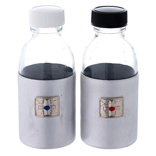 Butelki 125 ml ze szkła i osłonka z aluminium 1