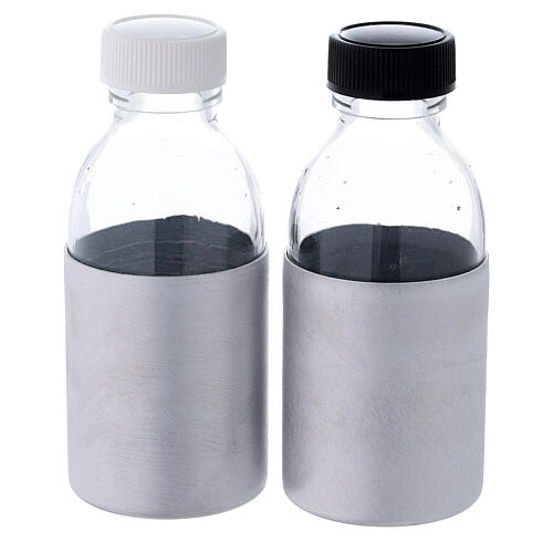 Butelki 125 ml ze szkła i osłonka z aluminium 4