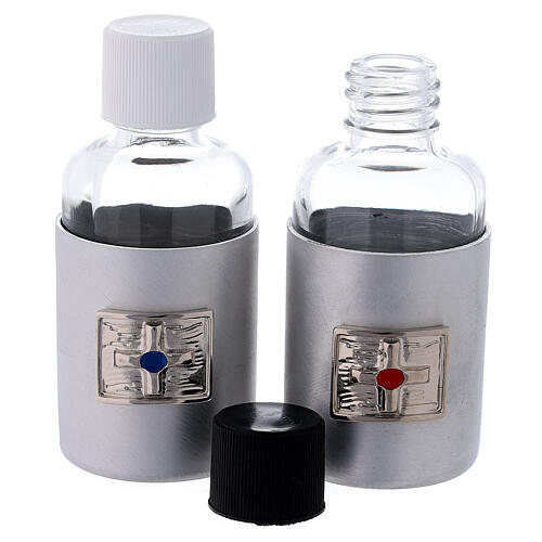 Bottles in glass with eco-leather case 30 ml 3