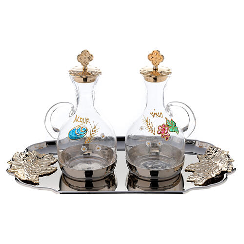 Venice cruet set with bicoloured tray 1