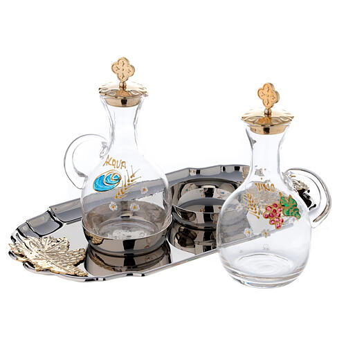 Venice cruet set with bicoloured tray 2