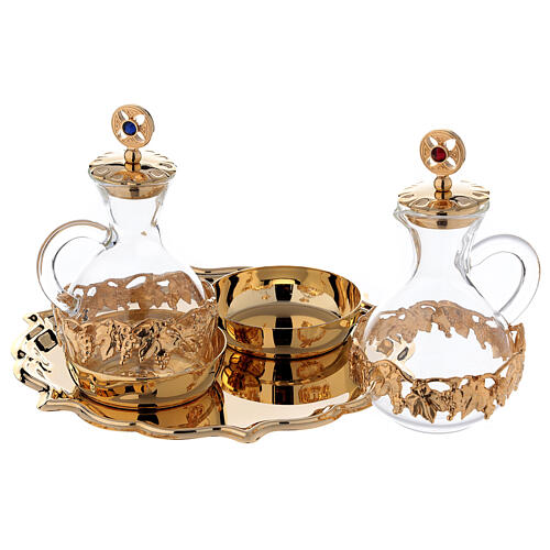 Palermo cruets, 24K gold plated brass 2