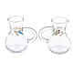 Parma glass cruets painted by hand 75 ml s2