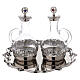 Venise glass cruet set with decorated by hand 200 ml s1