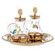 Water and wine service Parma model in golden brass 24K ml 75 s3