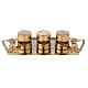 Holy Oil stock set, 24K gold plated brass s1