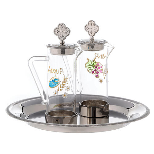 Set fűr Wein und Wasser aus Messing (24 Karat), Modell Ravenna, 60 ml 3