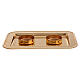 Tray with cruets, Molina, gold plated stainless steel s4