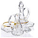 Crystal Cruet Set Complete With Tray s2