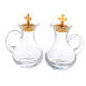 Glass cruets with olivewood tray, Holy Land s3