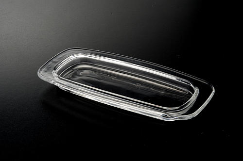 Tablett rechteckig aus Glas 20 x 9.5 cm 4
