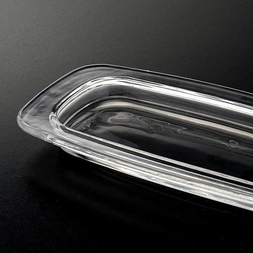 Rectangular Glass Cruet Tray 20x9.5 cm 3