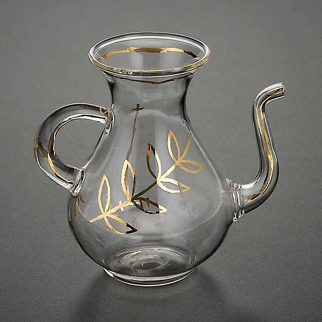Replacement glass mass cruet with spout online sales on HOLYART.co.uk