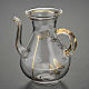 Replacement glass cruet for mass with spout s3