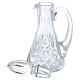 Cruet set for mass in crystal with rectangular carrying tray s3