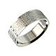 Our Father prayer ring in Italian - stainless steel LUX s1