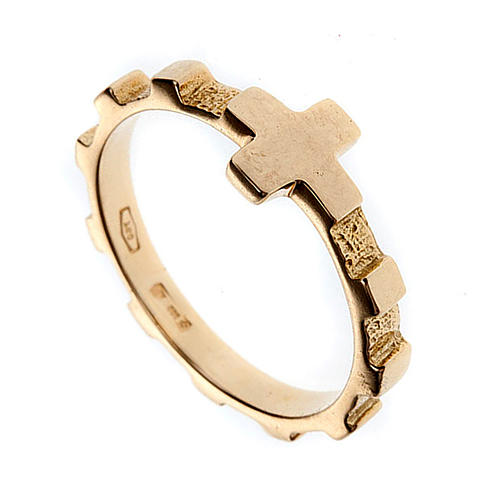 Rosary ring gold 18K 1