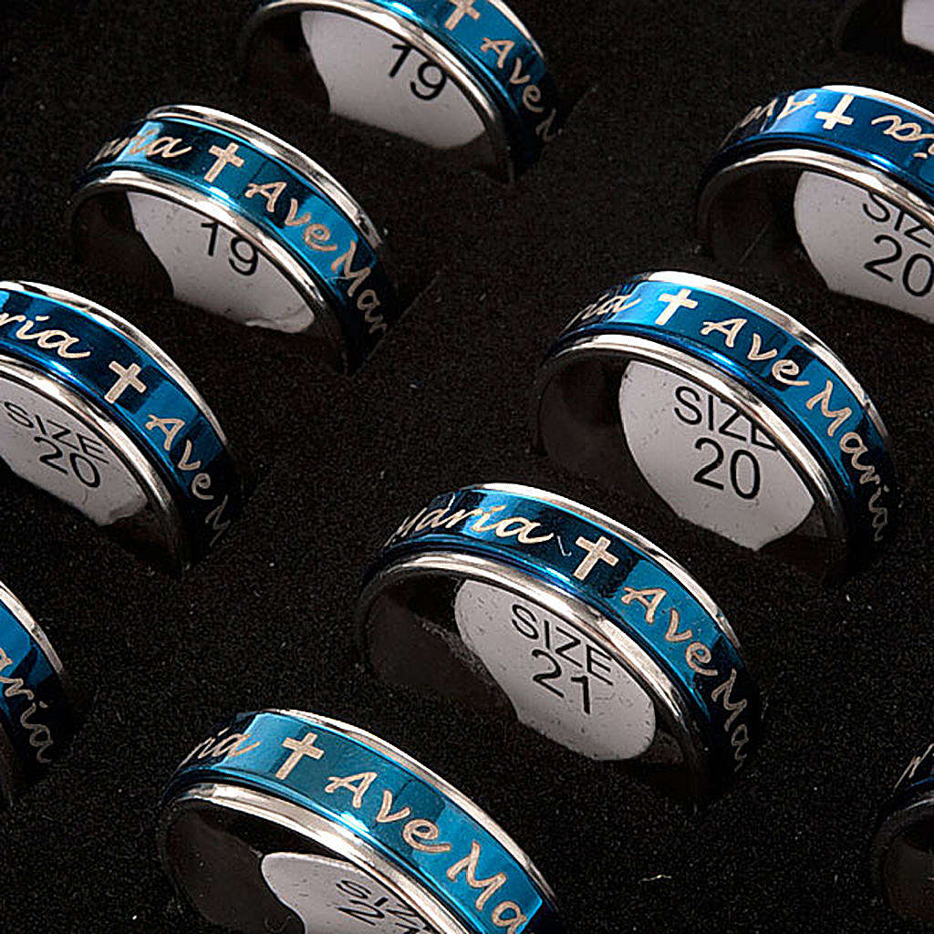 Blister anéis giratórios Ave Maria 3