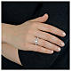 Rosenkranz Ring dekoriert Silber 925 s3