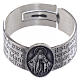 Hail Mary prayer ring in 925 silver, adjustable s2