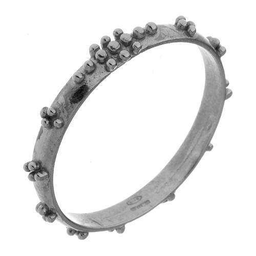 Rosenkranz Ring mit Bällchen Silber 925 1