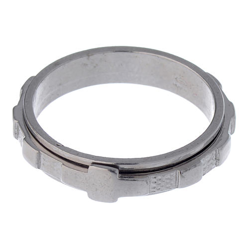 Rosenkranz Ring Silber 925 drehbar 4