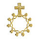 Basque ring rosary, prayer ring in gilded 925 silver s1