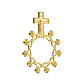 Basque ring rosary, prayer ring in gilded 925 silver s2