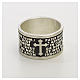 Prayer ring Our Father in Latin, 925 silver s3