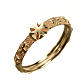 Anello decina oro 750/00 giallo - gr. 3,02 s1