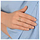 Anello decina oro 750/00 giallo - gr. 3,02 s4