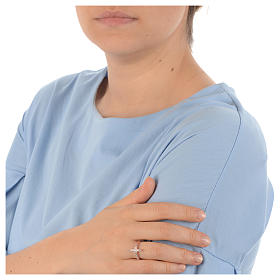 Bague AMEN croix argent 925 rosé zircons blancs s3