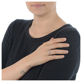 Anello AMEN Boules arg 925 Bianco zirconi bianchi s3