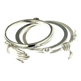 Anello Argento 800 Maninfede s4