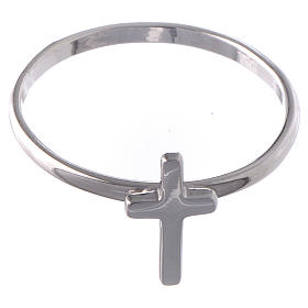 Gebetsringe: Ring AMEN Silber 925 Kreuz rodiniert