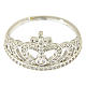 Ring AMEN Queen Crown silver 925 rhinestones s2