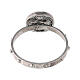 Saint Benedict single-decade ring in 925 silver s5