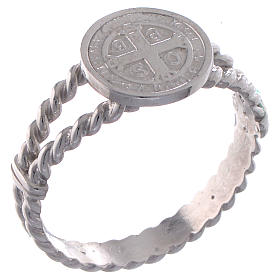 Ring Silber 925 Hl. Benedikt