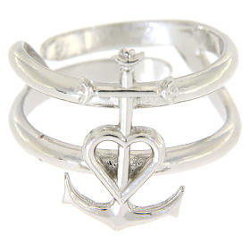 Ring in sterling silver Faith, Hope and Charity