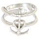 Ring in sterling silver Faith, Hope and Charity s2