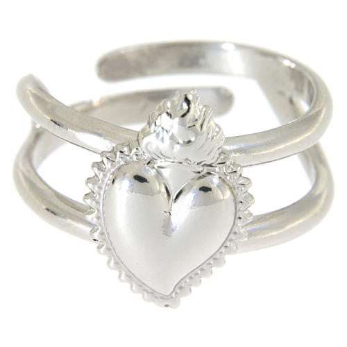 Ring in sterling silver Votive Heart 2