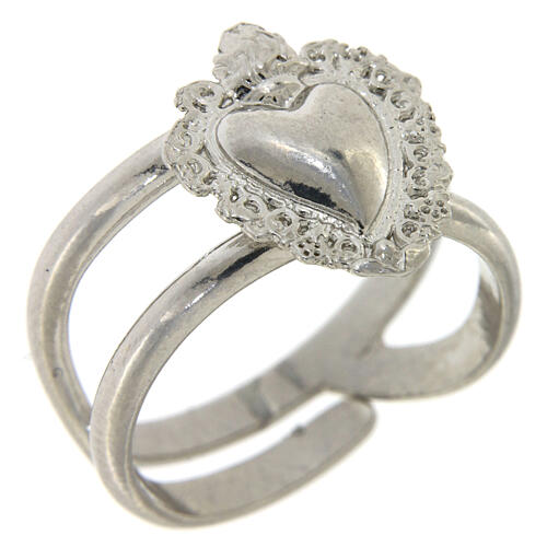 Ring in 925 silver with Votive Heart 1