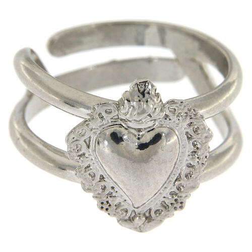Ring in 925 silver with Votive Heart 3