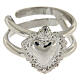 Ring in 925 silver with Votive Heart s3