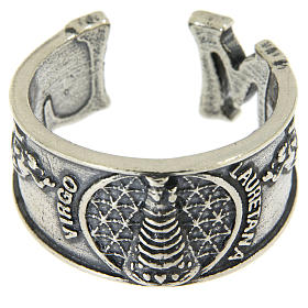 Ring in sterling silver Our Lady of Loreto