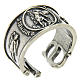 Ring in sterling silver Saint Michael the Archangel s1